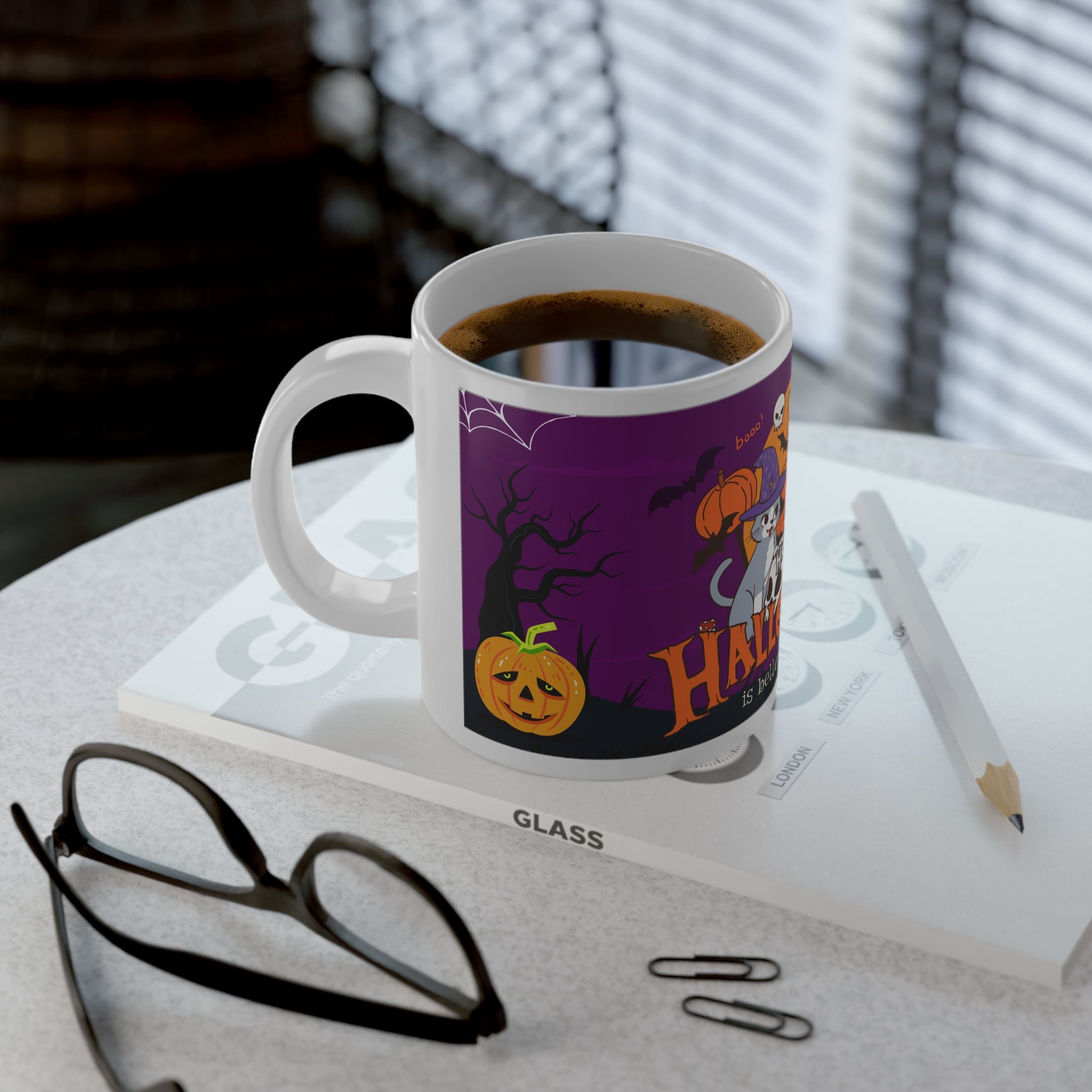 Happy Halloween is Better with Cats | Jumbo Mug